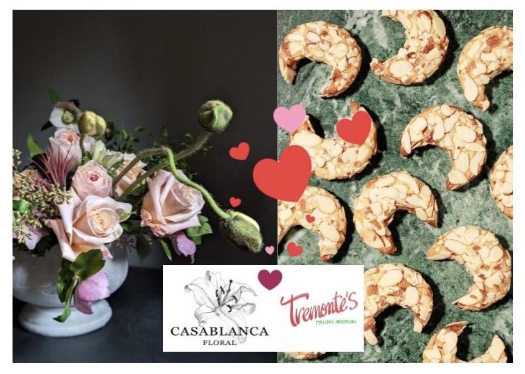 Valentine’s Day Treats: Cookies & Flowers&nbsp;Collaboration